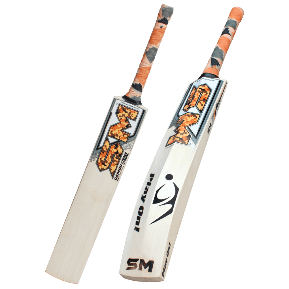 SM Camou Pro Edition STROKE English Willow Cricket Bat