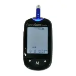 AccuSure Simple Blood Glucose Monitor with 25 Strips