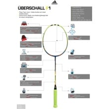 Adidas Uberschall F1 Badminton Racket Adidas Uberschall F1 Badminton Racket