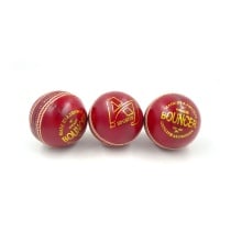 AJ BOUNCER Cricket Balls (Red) - Pack of 3 Balls
