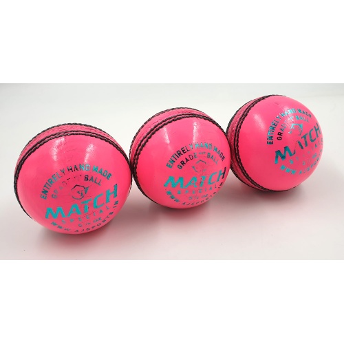 AJ MATCH Cricket Balls pink