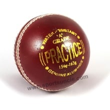 AJ PRACTICE Cricket Balls (Red) - Pack of 3 Balls