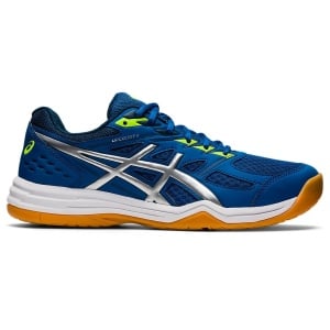 Asics Badminton Shoes Upcourt 4 in Deep Sea Teal/Glow Yellow Asics Upcourt 4 Badminton Shoes