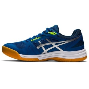 Asics Badminton Shoes Upcourt 4 in Deep Sea Teal/Glow Yellow Asics Upcourt 4 Badminton Shoes