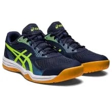 Asics Badminton Shoes Upcourt 5 in Peacoat/Pure Silver Asics Upcourt 5 Badminton Shoes