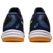 Asics Badminton Shoes Upcourt 5 in Peacoat/Pure Silver Asics Upcourt 5 Badminton Shoes