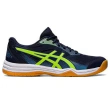 Asics Badminton Shoes Upcourt 5 in Peacoat/Pure Silver Asics Upcourt 5 Badminton Shoes