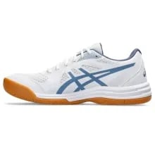Asics Badminton Shoes Upcourt 5 in Peacoat/Pure Silver Asics Upcourt 5 Badminton Shoes