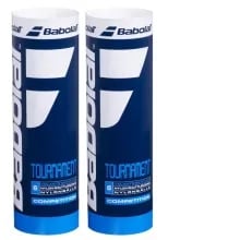 Babolat Tournament Shuttlecock - Yellow Babolat Tournament (Pack of 2) Green Cap Shuttlecock