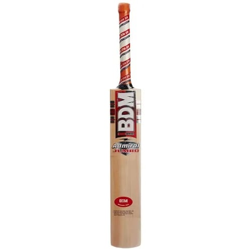 BDM Admiral Jumbo English Willow Cricket Bat - Size SH
