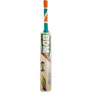 BDM World Cup Kashmir Willow Cricket Bat - Size SH