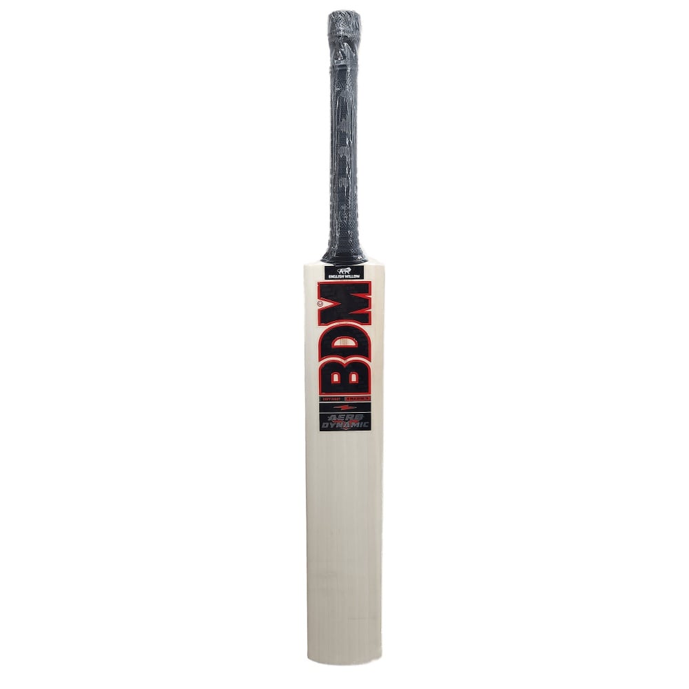 BDM Aero Dynamic English Willow Cricket Bat - Size SH