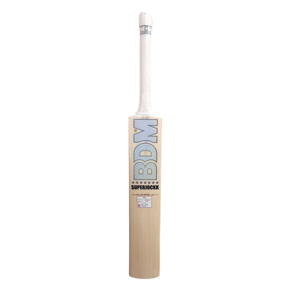BDM Superjockk PLAYERS LE English Willow Cricket Bat with Coffin Case