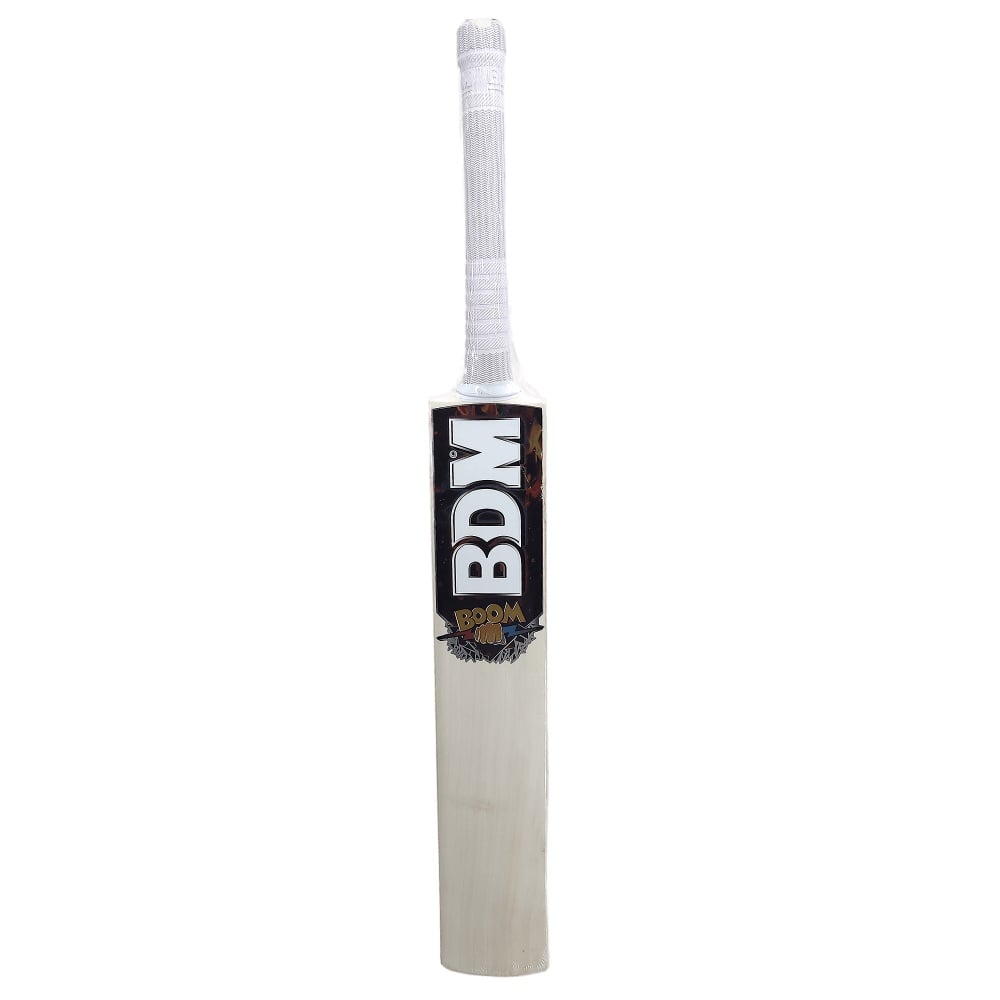 BDM BOOM English Willow Cricket Bat - Size SH