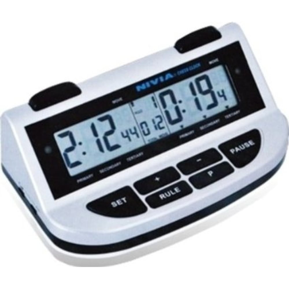 Nivia Chess Clock (Black/Grey)