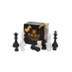 Vicky Chessman Platinum (Black & White)