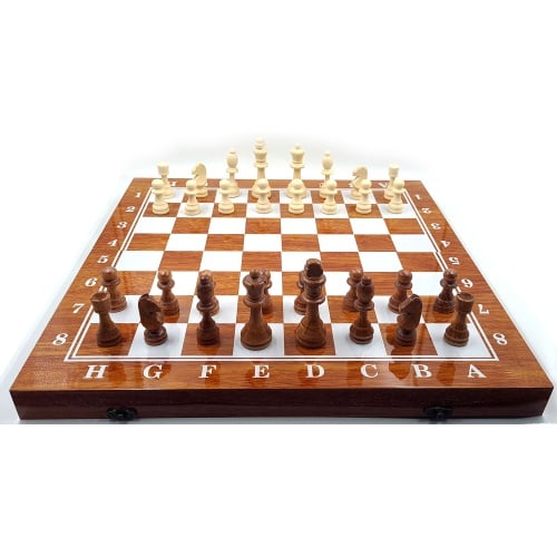 Wooden Chess Board Set Foldable