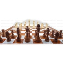 Wooden Chess Board Set Foldable