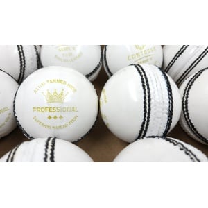 Contessa Professional Cricket Ball WHITE - Pack of 6 Contessa Professional Cricket Ball WHITE - Pack of 6