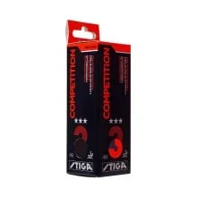 Stiga Competition Tennis Ball (Orange) - Pack of 3 Balls Stiga Competition Tennis Ball (Orange) - Pack of 3 Balls
