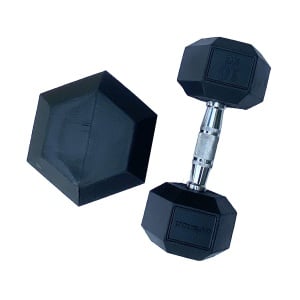 Cougar Rubber Coated Hexa Dumbbell Cougar Rubber Coated Hexa Dumbbell