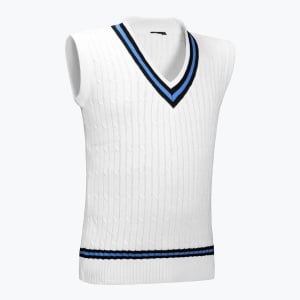 DSC Sleeveless Sweater - White Sleeveless Sweater - White