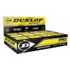 Dunlop Pro Double Dot Rubber Squash Ball - Pack of 12