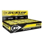 Dunlop Pro Double Dot Rubber Squash Ball - Pack of 12