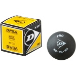 Dunlop Pro Double Dot Rubber Squash Ball - Pack of 12