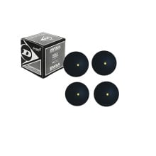 Dunlop Pro Single Dot Rubber Squash Ball 4 balls
