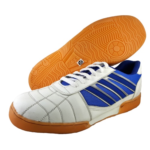 ESS Imported Badminton Shoes - White/Blue/Silver