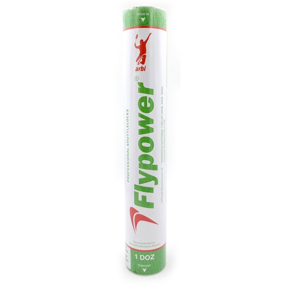FlyPower Professional Green Feather Shuttlecock