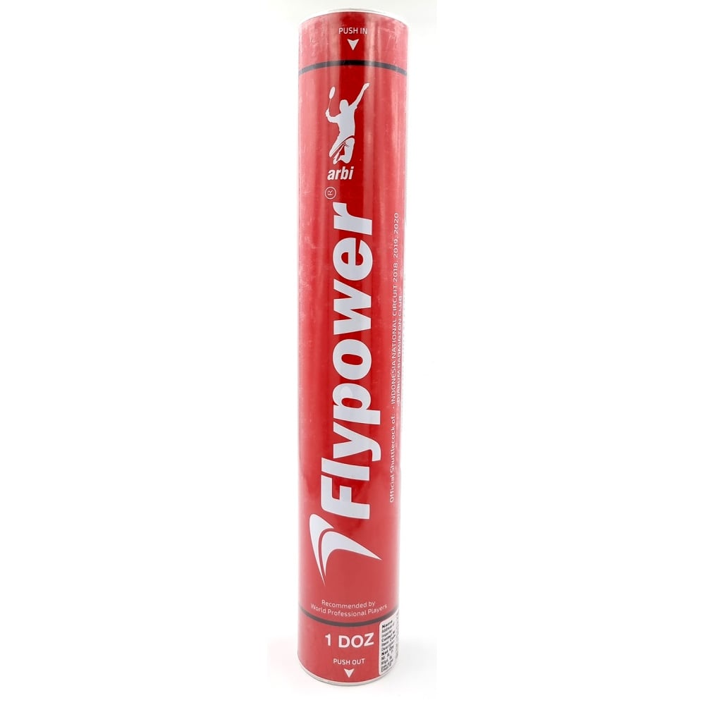 FlyPower DJARUM Red Feather Shuttlecock
