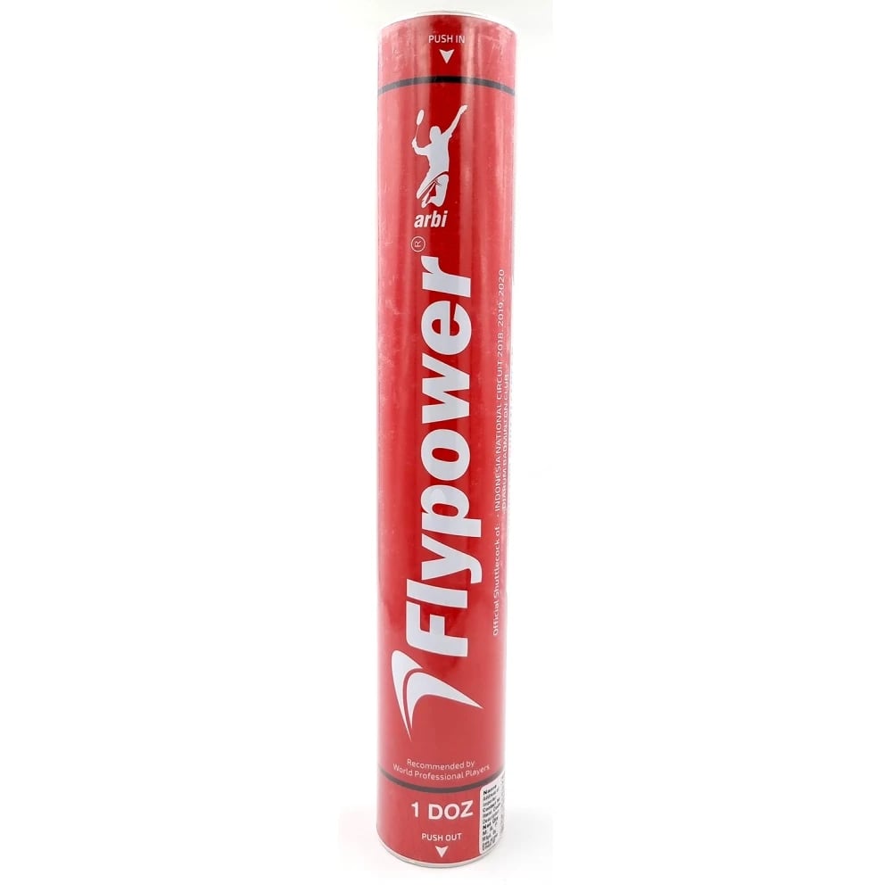 FlyPower DJARUM Red Feather Shuttlecock