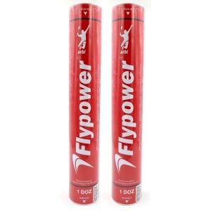 FlyPower DJARUM Red Feather Shuttlecock - Pack of 2