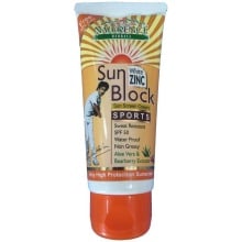 Naturence Herbals Sun Block Sports Sun Screen Cream White Zinc, SPF 50