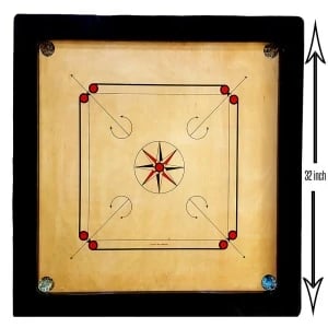 32 inch Carrom Board 8mm with Free Coins + Striker + Powder 32 inch Carrom Board 8mm with Free Coins + Striker + Powder