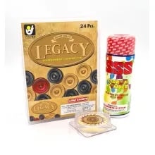 Premium Carrom Wood Coins with Striker and SSS Powder Premium Carrom Wood Coins with Striker and SSS Powder