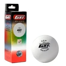 GKI Premium 3 Star 40+ Table Tennis Ball, Box of 3 GKI Premium 3 Star 40+ Table Tennis Ball, Box of 3