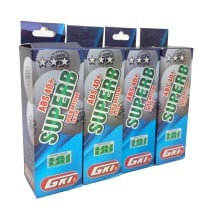 GKI Superb 3 Star ABS 40+ Plastic Table Tennis Ball, Pack of 12