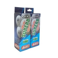GKI Superb 3 Star ABS 40+ Plastic Table Tennis Ball, Pack of 6
