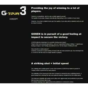 Gosen G-Tour 3 Tennis String Gosen G-Tour 3 Tennis String