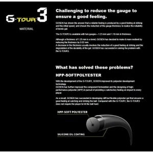 Gosen G-Tour 3 Tennis String Gosen G-Tour 3 Tennis String