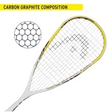 Head Microgel Blast Squash Racket Head Microgel Blast Squash Racket