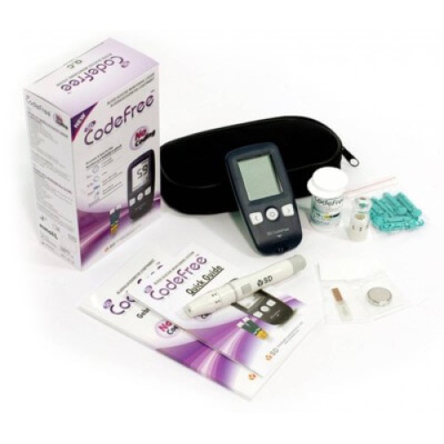 SD Check Codefree Glucometer with Free 10 strips