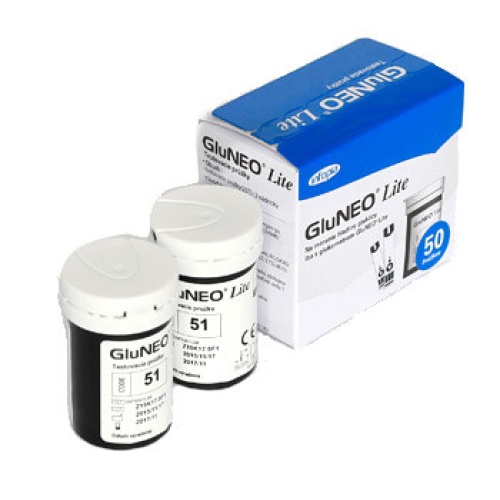 50 Test Strips of GluNeo Lite Monitor