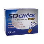50 Strips For SD Check Gold Glucometer