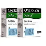 100 Test Strips (50 x 2) for One Touch Select Simple Meter