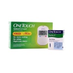 One Touch Select Simple Glucometer with 10 Free Strips
