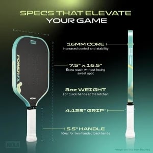 joola perseus pro v paddle JOOLA Perseus Power FX 16mm daydream pickleball paddle